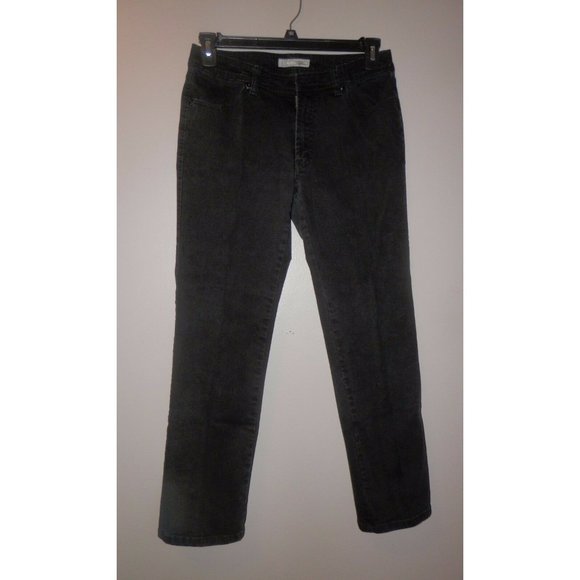 Chico's Platinum Black Jeans 1 Denim Medium